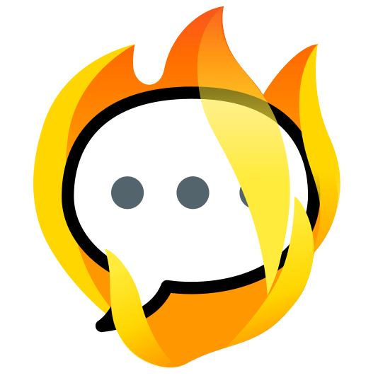 fire speech balloon