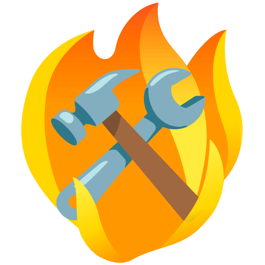 fire hammer and wrench