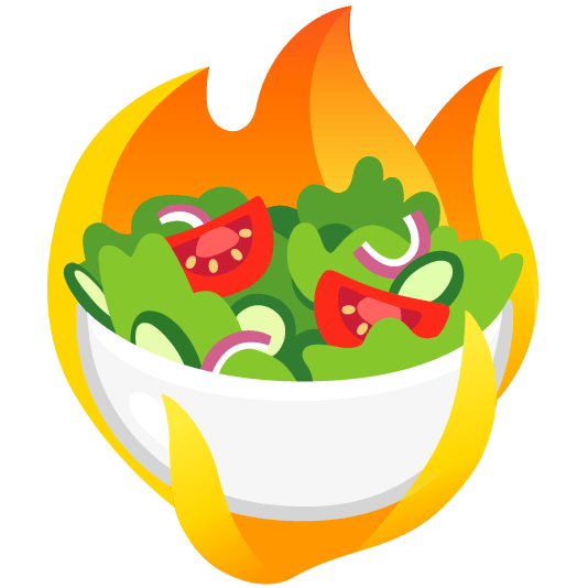 fire green salad