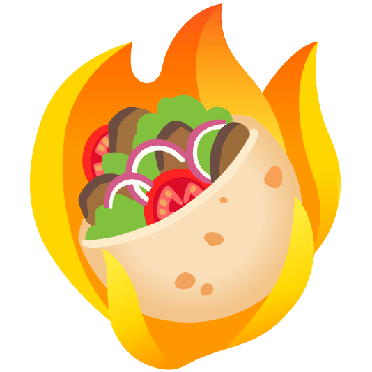 fire stuffed flatbread