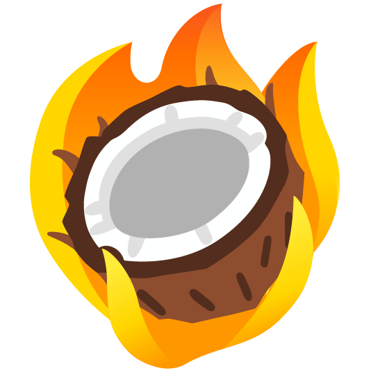 fire coconut
