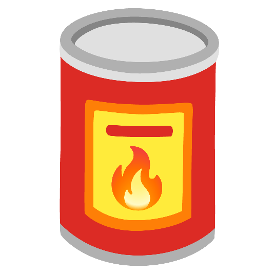 fire canned food