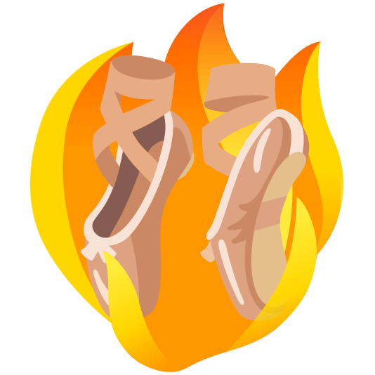 fire ballet shoes