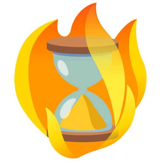 fire hourglass