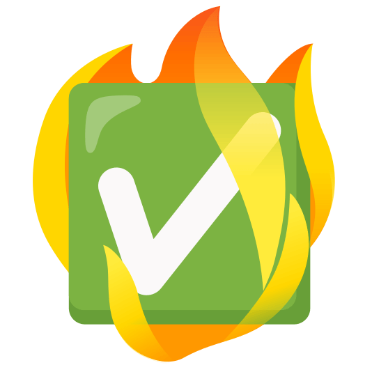 fire white check mark