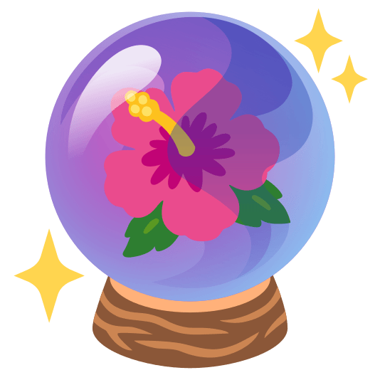 crystal ball hibiscus