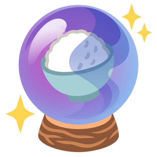 crystal ball rice