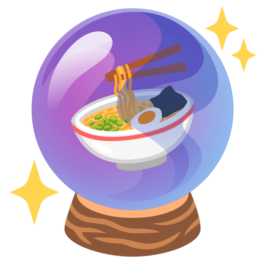 crystal ball ramen