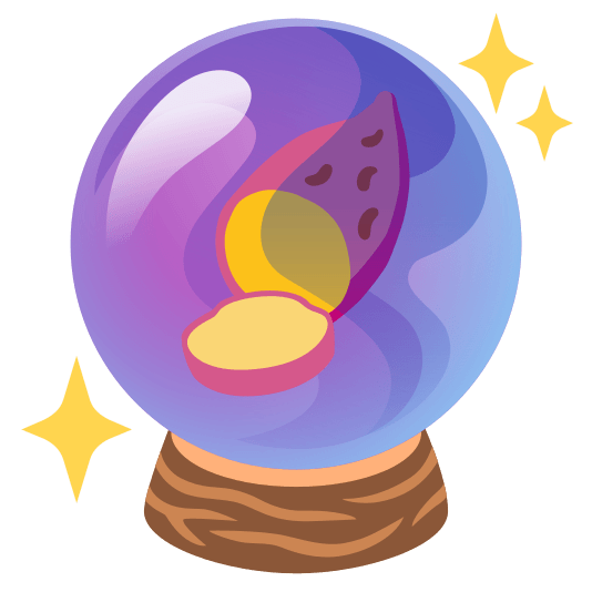 crystal ball sweet potato