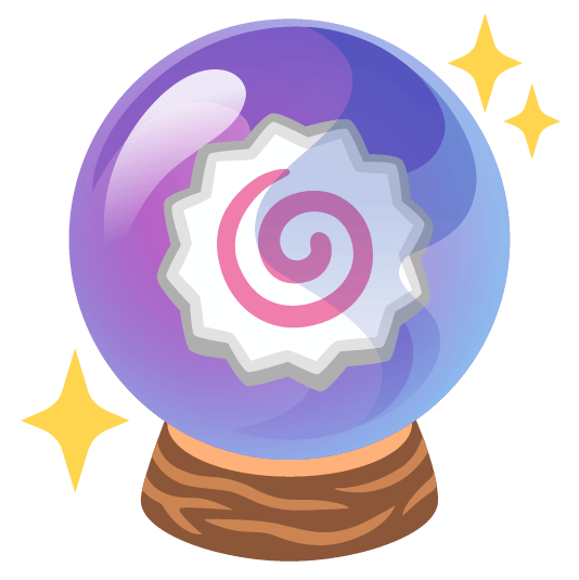 crystal ball fish cake