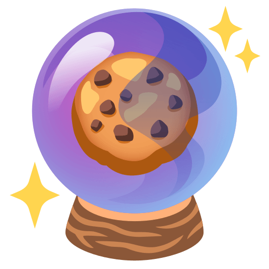 crystal ball cookie