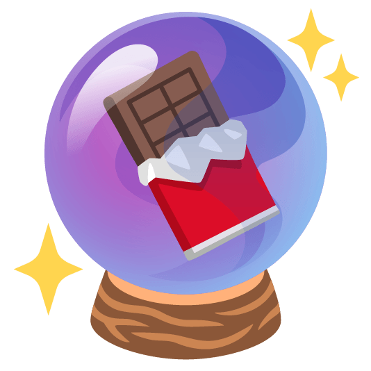 crystal ball chocolate bar