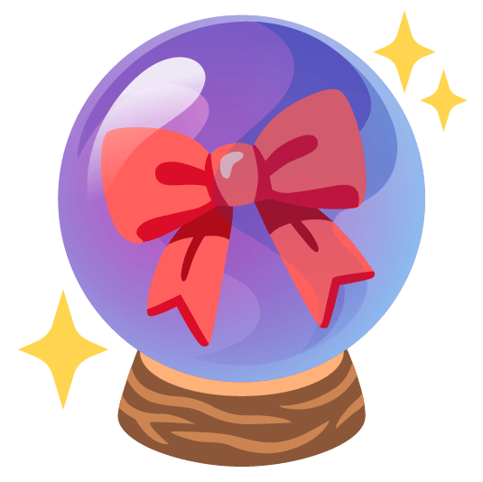 crystal ball ribbon