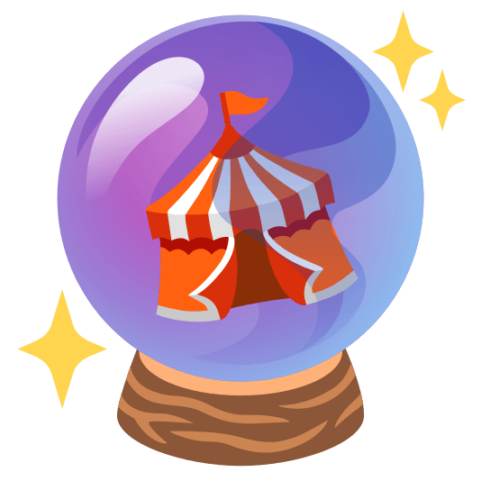 crystal ball circus tent