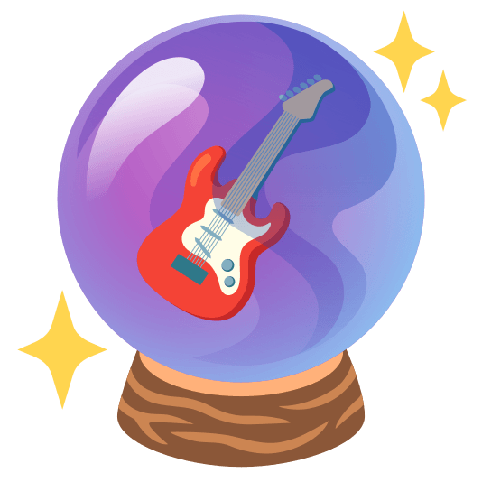 crystal ball guitar