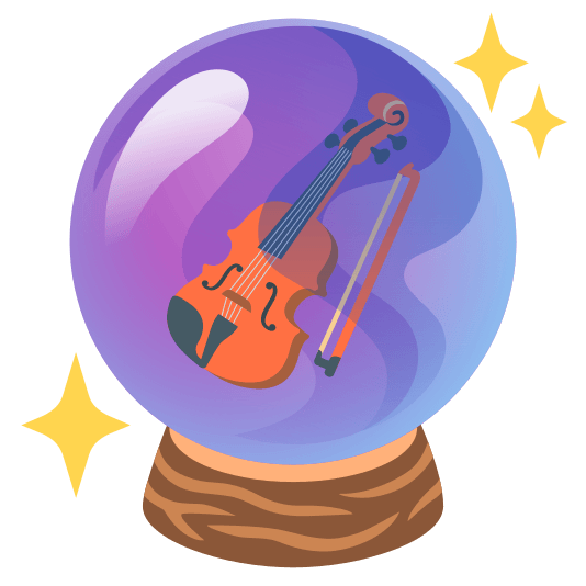 crystal ball violin