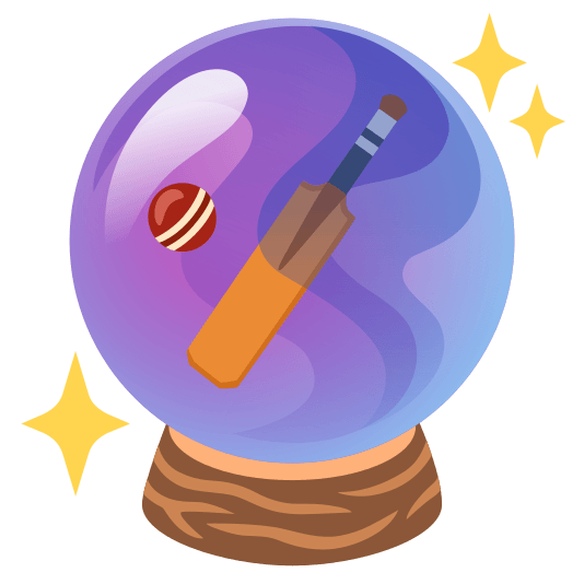 crystal ball cricket bat and ball