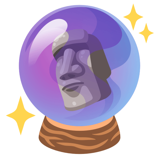 crystal ball moyai