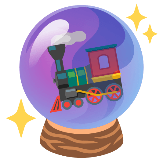 crystal ball steam locomotive