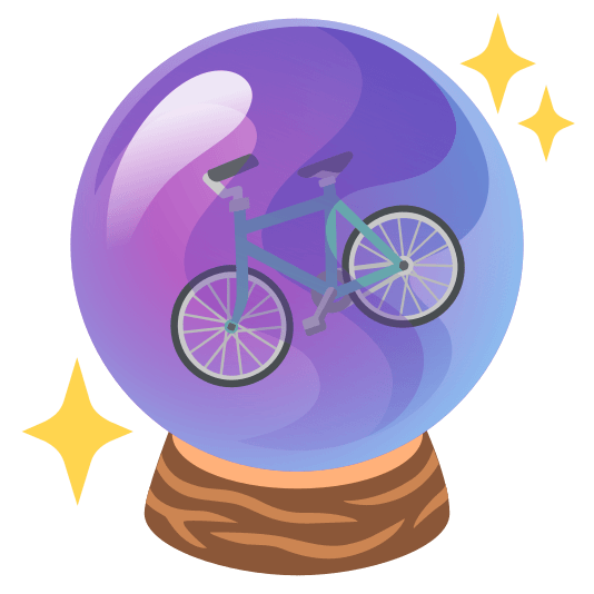 crystal ball bike