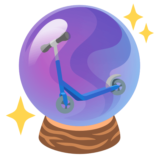 crystal ball scooter
