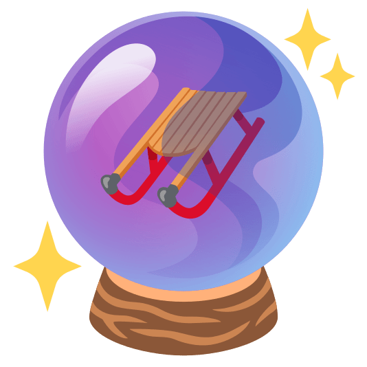 crystal ball sled
