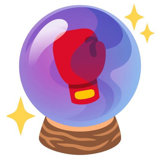 crystal ball boxing glove
