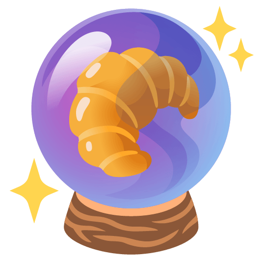 crystal ball croissant
