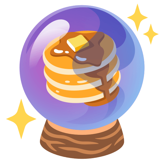 crystal ball pancakes