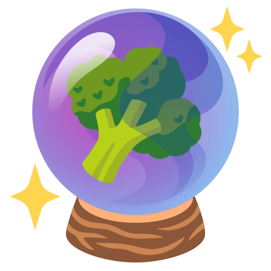 crystal ball broccoli