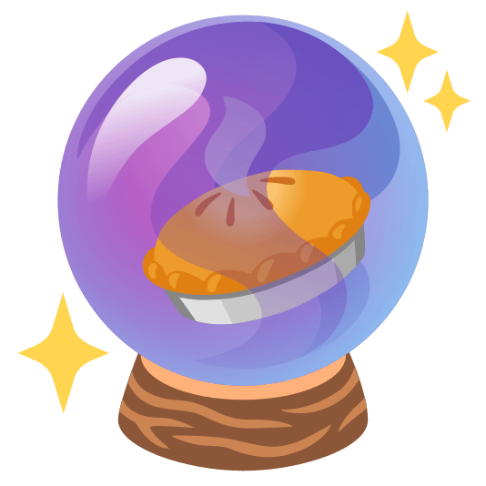 crystal ball pie