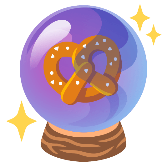 crystal ball pretzel