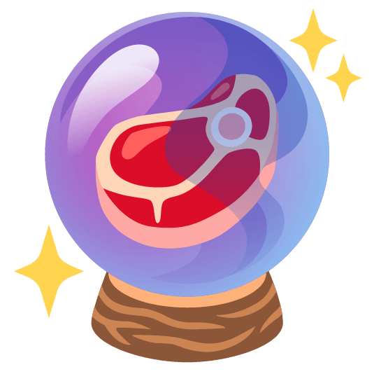 crystal ball cut of meat