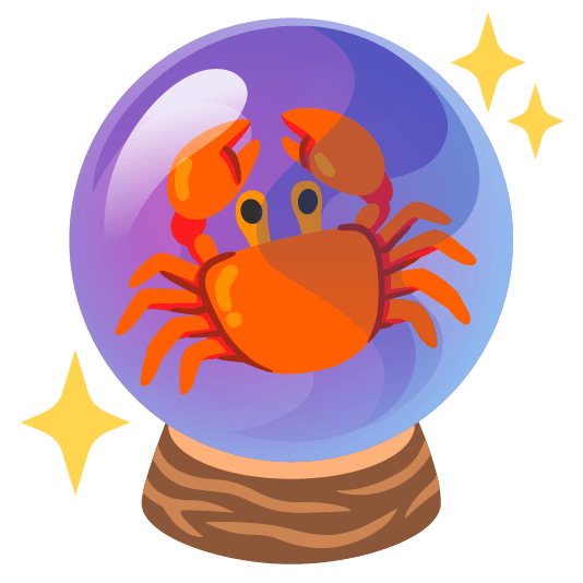 crystal ball crab