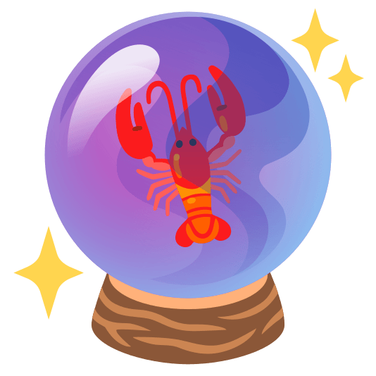 crystal ball lobster