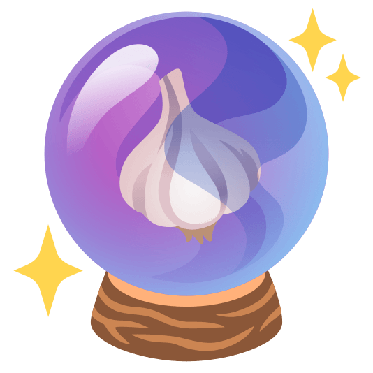 crystal ball garlic