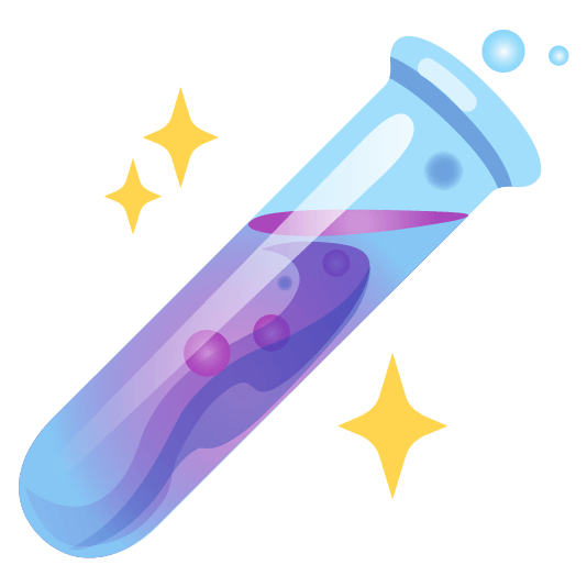 crystal ball test tube