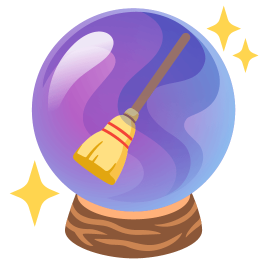 crystal ball broom