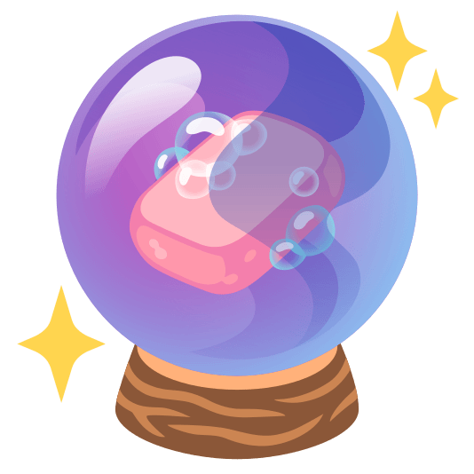 crystal ball soap