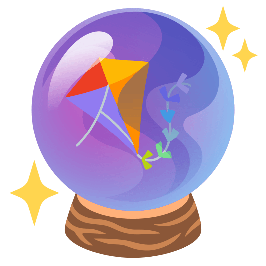 crystal ball kite