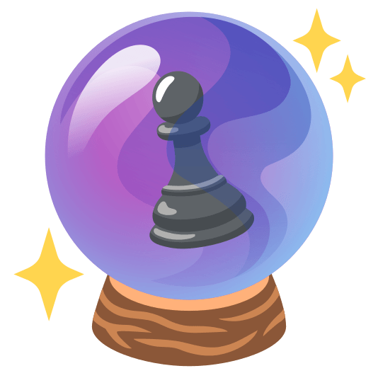 crystal ball chess pawn