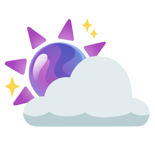 crystal ball partly sunny