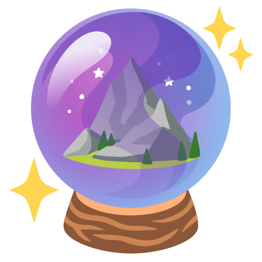 crystal ball mountain