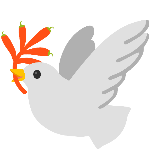dove of peace hot pepper