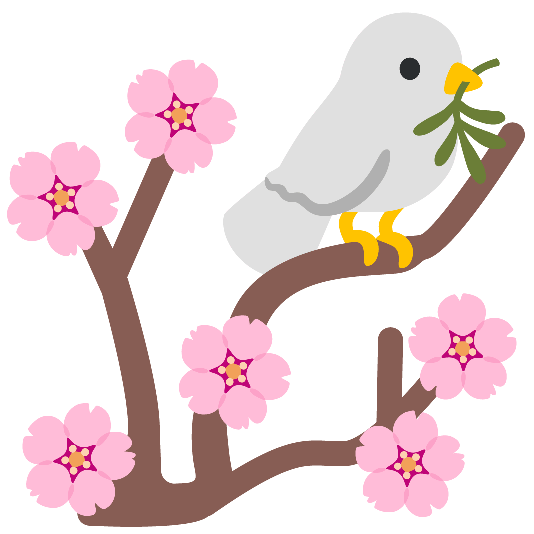 dove of peace cherry blossom