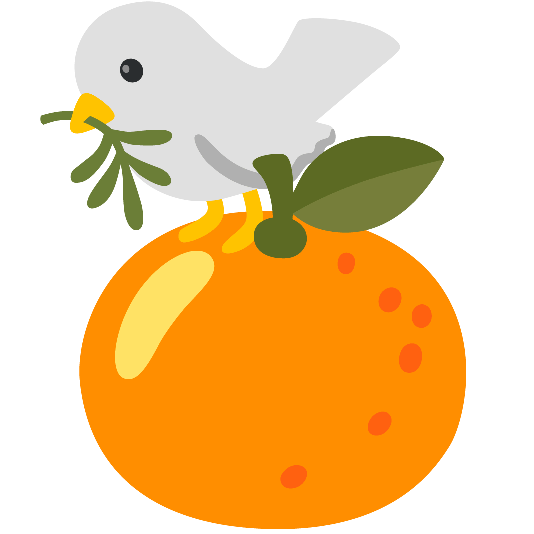 dove of peace tangerine