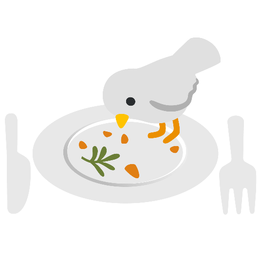 dove of peace knife fork plate