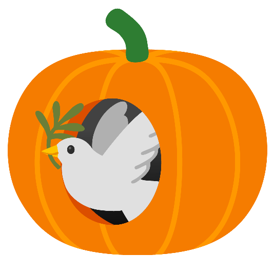 dove of peace jack o lantern