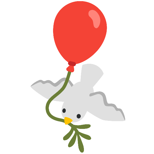 dove of peace balloon