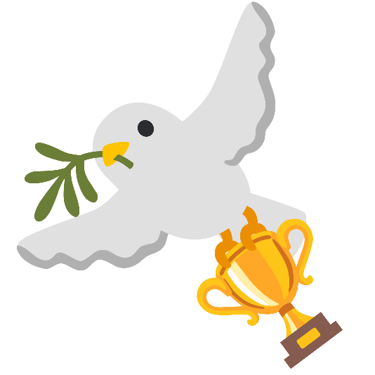 dove of peace trophy